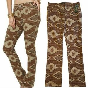 Brand New with Tags. SZ:12 Lauren Ralph Lauren. Aztec Camo Slimming  Fit.